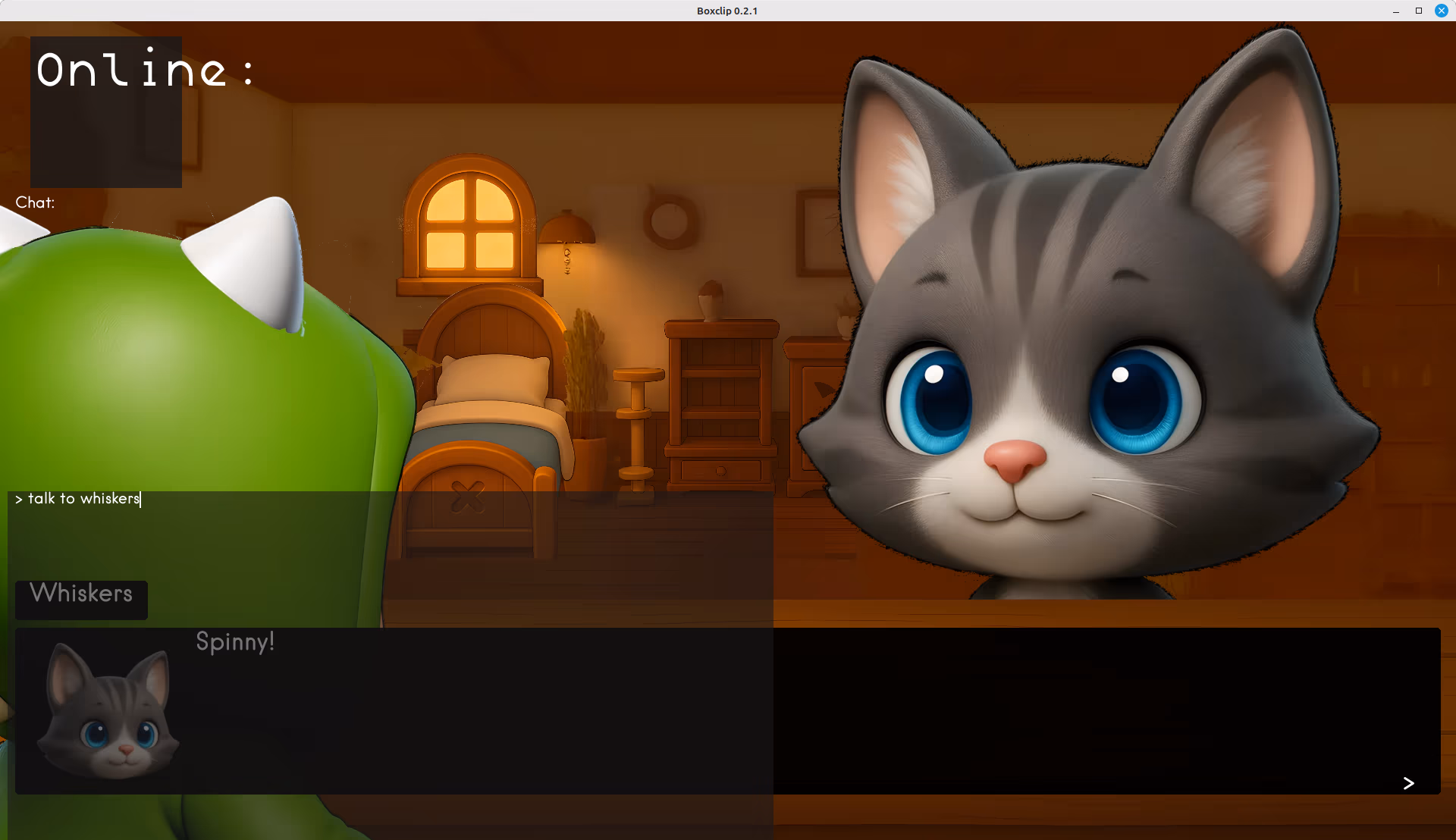 NPC Interaction Screenshot